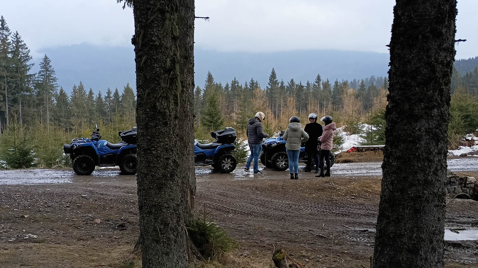 Traseu ATV Predeal - Cabana Trifoiul, urcări și coborâri